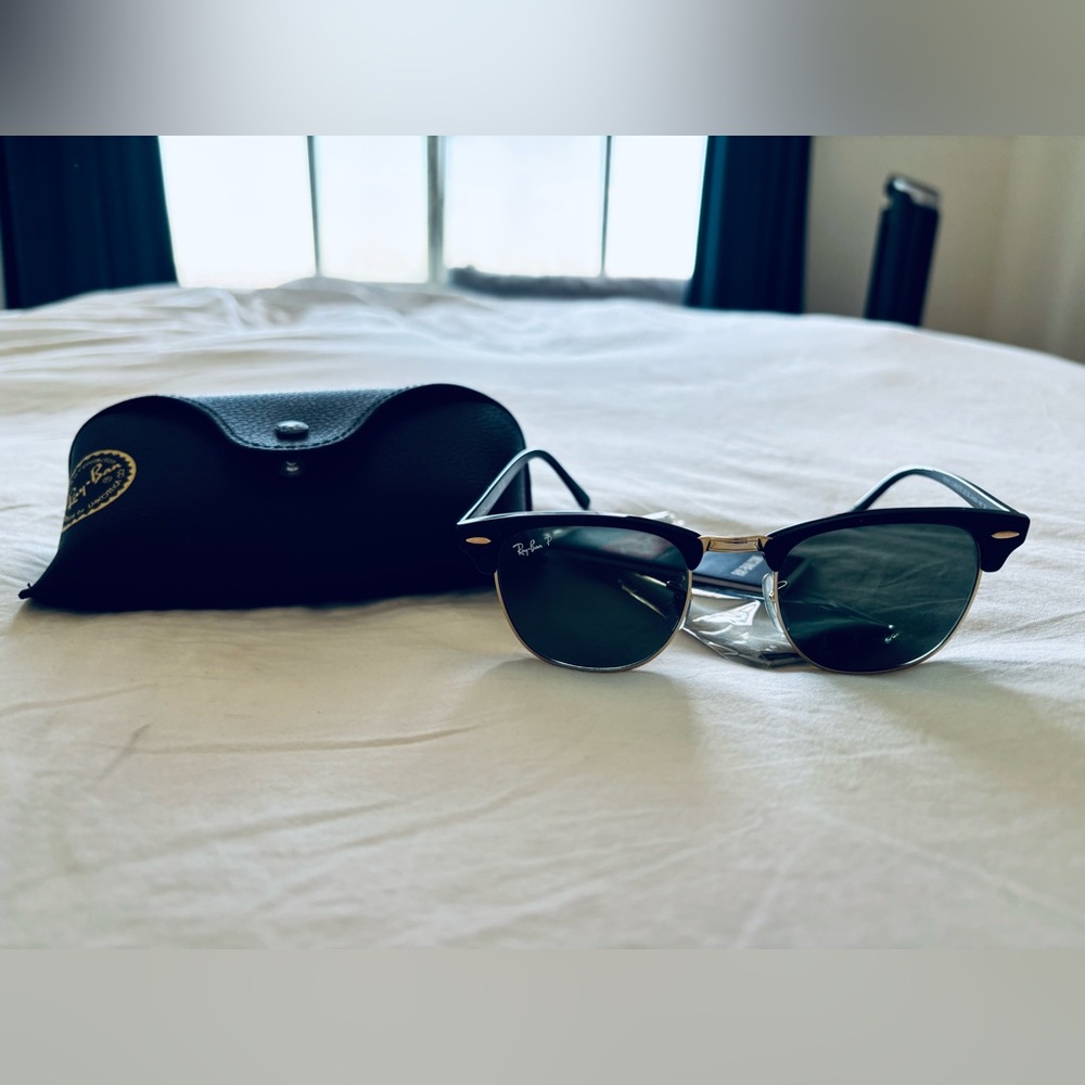 Ray-Ban Clubmaster Sunglasses Polarized, NEW! - Picture 9 of 10